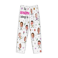 Personalized This Grandma Belongs To Custom Photo Pajama Pants 36252 thumb 1