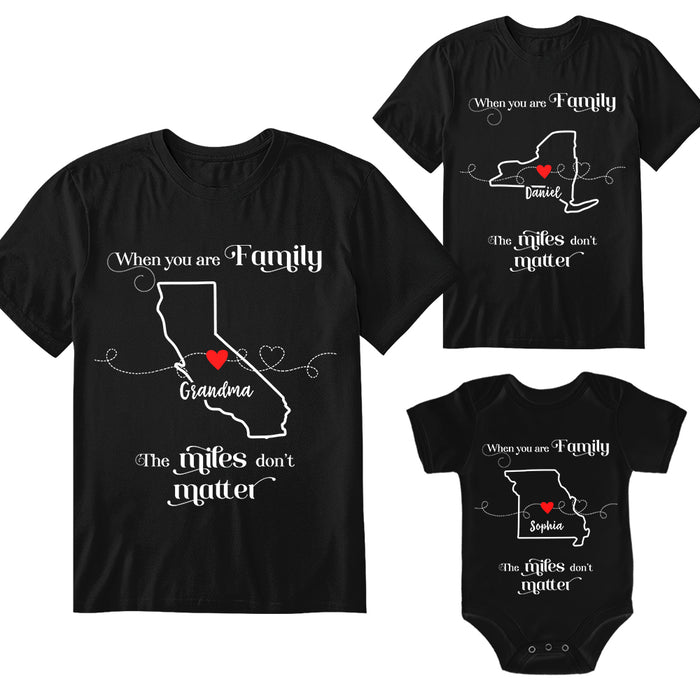 Personalized Family Long Distance Going Away Shirt 36291 1
