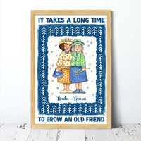 Personalized Old Friends Gift Long Time Poster 36297 thumb 1