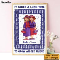 Personalized Old Friends Gift Long Time Poster 36297 thumb 1