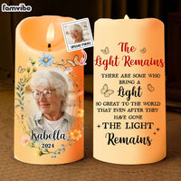 Personalized Memorial The Light Remains LED Candle 36392 thumb 1