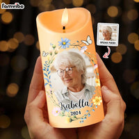 Personalized Memorial The Light Remains LED Candle 36392 thumb 1