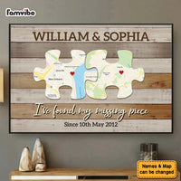 Personalized Gift For Couple My Missing Piece Poster 36416 thumb 1