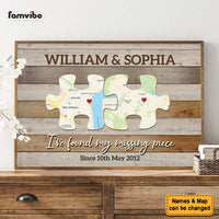 Personalized Gift For Couple My Missing Piece Poster 36416 thumb 1
