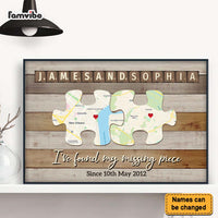 Personalized Gift For Couple My Missing Piece Poster 36416 thumb 1
