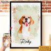 Personalized Watercolor Pet Poster From Photo, Gift For Pet Owners, New Pet Gift, Pet Memorial Gift 36637 1