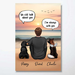 Personalized I Still Talk About You I Love You Dog Memorial Poster 36694 Primary Mockup