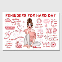 Personalized Reminders For Hard Days Positive Affirmations Poster 36708 thumb 1