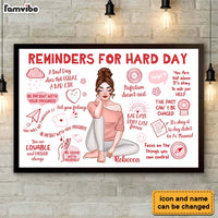 Personalized Reminders For Hard Days Positive Affirmations Poster 36708 thumb 1