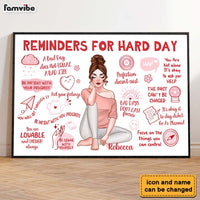 Personalized Reminders For Hard Days Positive Affirmations Poster 36708 thumb 1