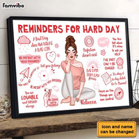 Personalized Reminders For Hard Days Positive Affirmations Poster 36708 thumb 1