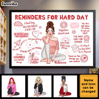 Personalized Reminders For Hard Days Positive Affirmations Poster 36708 thumb 1