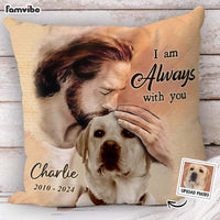 Personalized Memorial Custom Photo Pet In Jesus Arm Pillow 36750 thumb 1