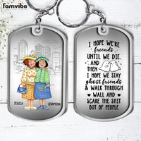 Personalized Gift For Best Friends, BFF, Sisters May Our Friendship Last A Lifetime And Beyond - Bestie Aluminum Keychain 36769 thumb 1