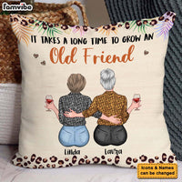 Personalized Bestie Gift It Takes A Long Time To Grow An Old Friend Pillow 36776 thumb 1