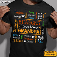 Personalized Gift For Grandpa Reasons I Love Being Word Art Shirt - Hoodie - Sweatshirt 32040 thumb 1