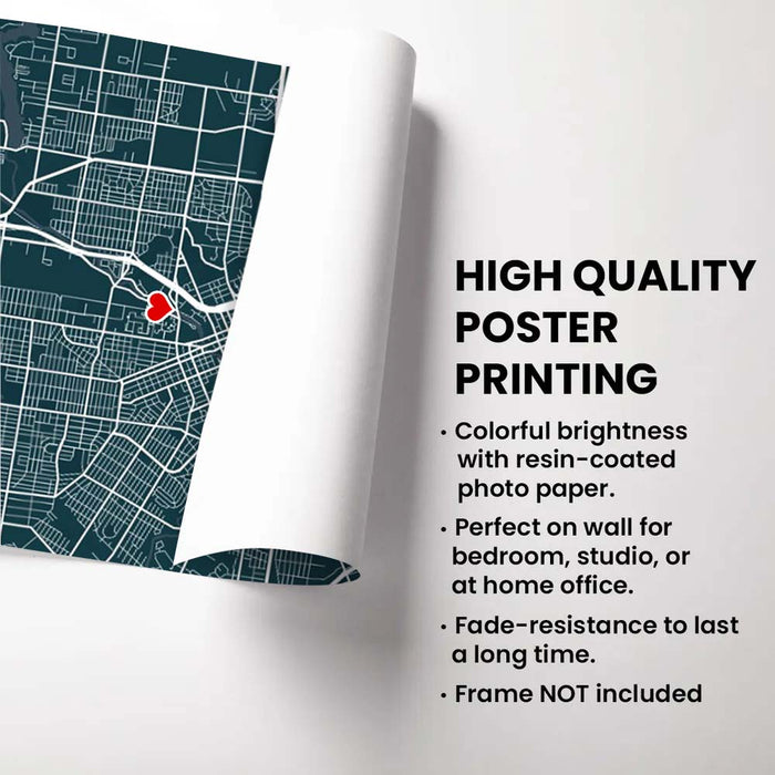 Personalized Where It All Began - Couple Gift, Anniversary Poster, Gift for Her, Him 37106 1