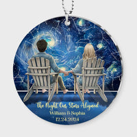 Personalized Star Map Couple Acrylic Car Ornament 37384 thumb 1