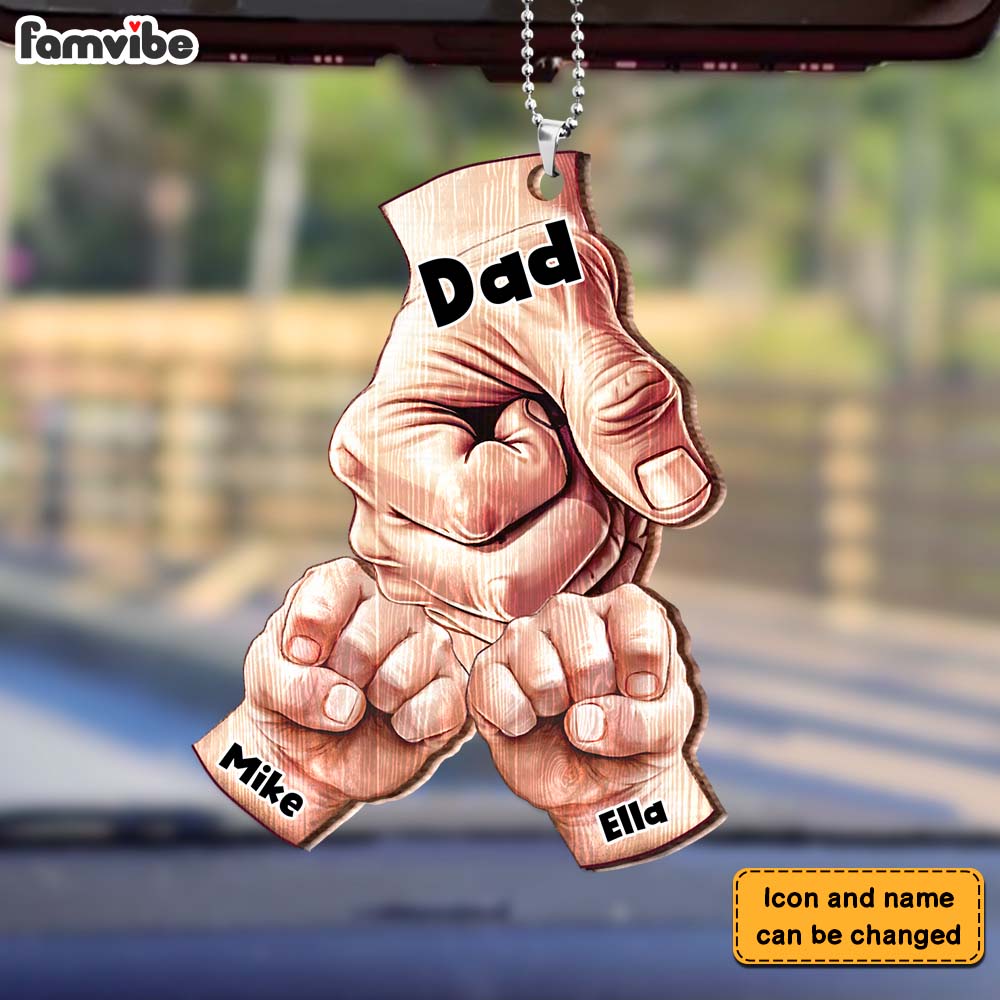 Personalized Gift For  Father And Sons Ornament 32887 Primary Mockup