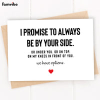 I Promise To Always Be By Your Side. Or Under You. Or On Top Card 37583 thumb 1