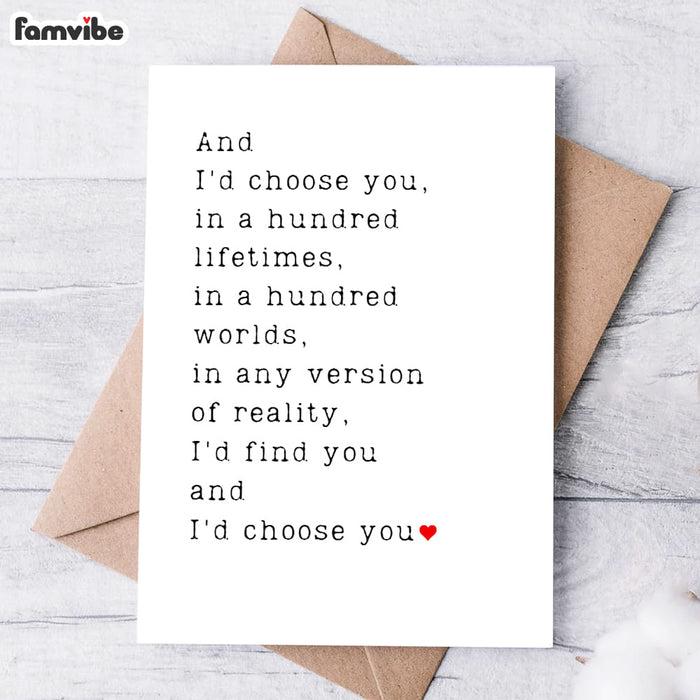 I Choose You Card 37584 1