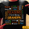 Personalized Gift For Grandpa Reasons I Love Being Word Art Shirt - Hoodie - Sweatshirt 32040 1