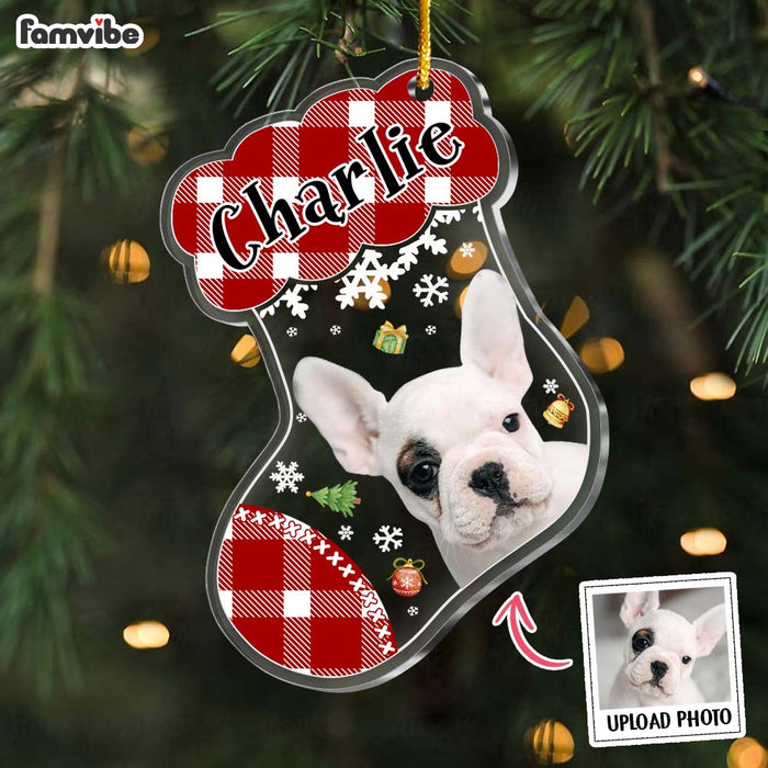 Personalized Dog Photo Christmas Ornament 35388 1