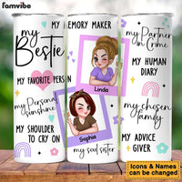Personalized Gift For Friends You Are Mine Skinny Tumbler 34888 thumb 1