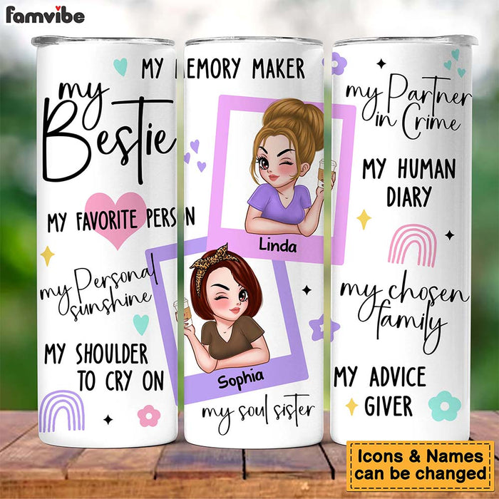 Personalized Gift For Friends You Are Mine Skinny Tumbler 34888 1