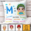 Personalized Gift For Grandson Custom Name Drawing Letter Pillow 30840 1