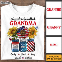 Personalized Faith Hope Love Blessed Grandma Shirt - Hoodie - Sweatshirt 34155 thumb 1