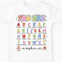 Personalized Gift For Kid You Are Alphabet Kid T Shirt - Kid Hoodie - Kid Sweatshirt 34792 thumb 1