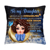 Personalized Gift For Daughter Blue Butterfly Moon Pillow 32800 1