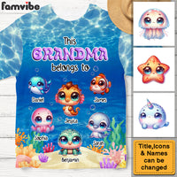 Personalized Gift For Grandma This Grandma Belongs To All-over Print T Shirt - Hoodie - Sweatshirt 32760 thumb 1