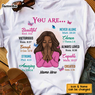 Personalized Daughter God You Are T Shirt JL58 30O58