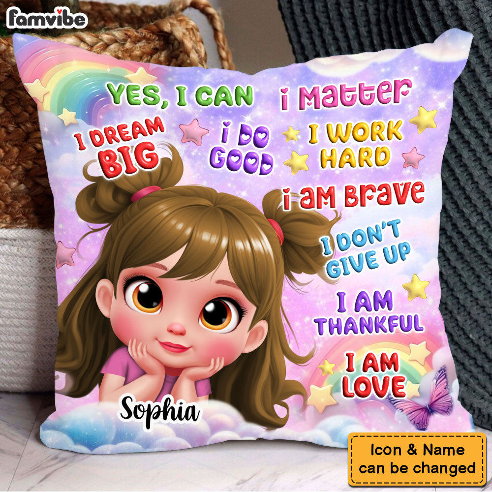Personalized Gift For Granddaughter I Do Good 3D Print Pillow 32782 Primary Mockup