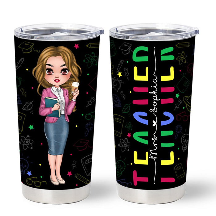 Personalized Gift For Teacher Full Printed Tumbler 34588 1