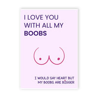 Love You With All My B**bs Card 37590 thumb 1