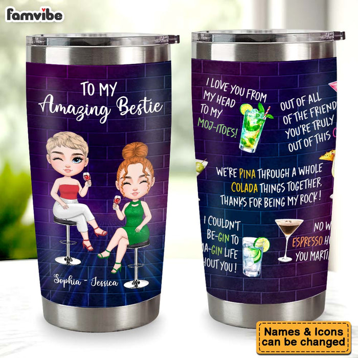Personalized Gift For Friends Cocktail Bestie Tumbler 35033 1