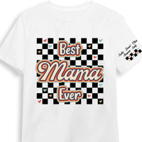 Personalized Best Mama Ever Sleeve Printed T-shirt 32719 thumb 1