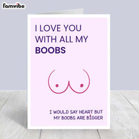 Love You With All My B**bs Card 37590 thumb 1