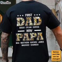 Personalized First Dad Now Papa Shirt 33559 thumb 1