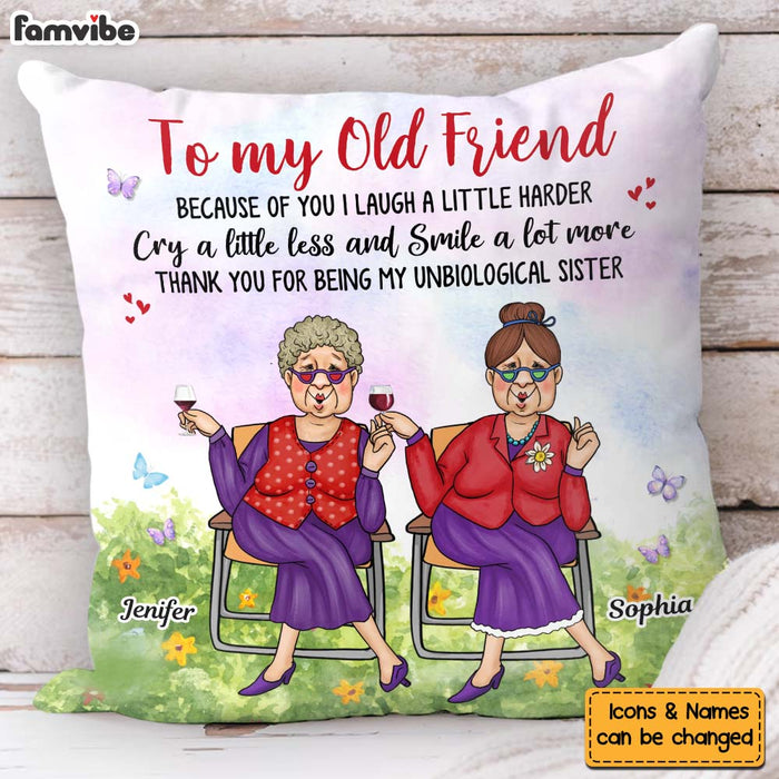 Personalized Gift To My Old Friend Pillow 32862 1
