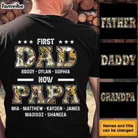 Personalized First Dad Now Papa Shirt 33559 thumb 1