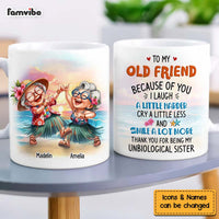 Personalized Gift For Friends My Unbiological Sister Mug 32835 thumb 1