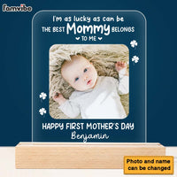 Personalized I'm As Lucky As Can Be Plaque LED Lamp Night Light 24167 thumb 1