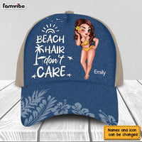 Personalized Gift For Beach Lovers Beach Hair Don't Care Cap 33843 thumb 1