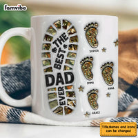 Personalized Gift For Dad Granpa Footprints Mug 33362 thumb 1