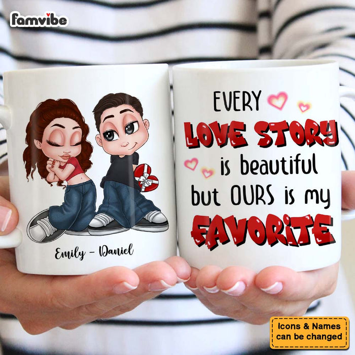 Personalized Gift For Couple Our Love Story Is My Favorite Mug 34938 1