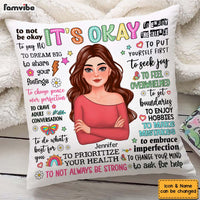 Personalized Gift For Woman It's Okey Pillow 34518 thumb 1